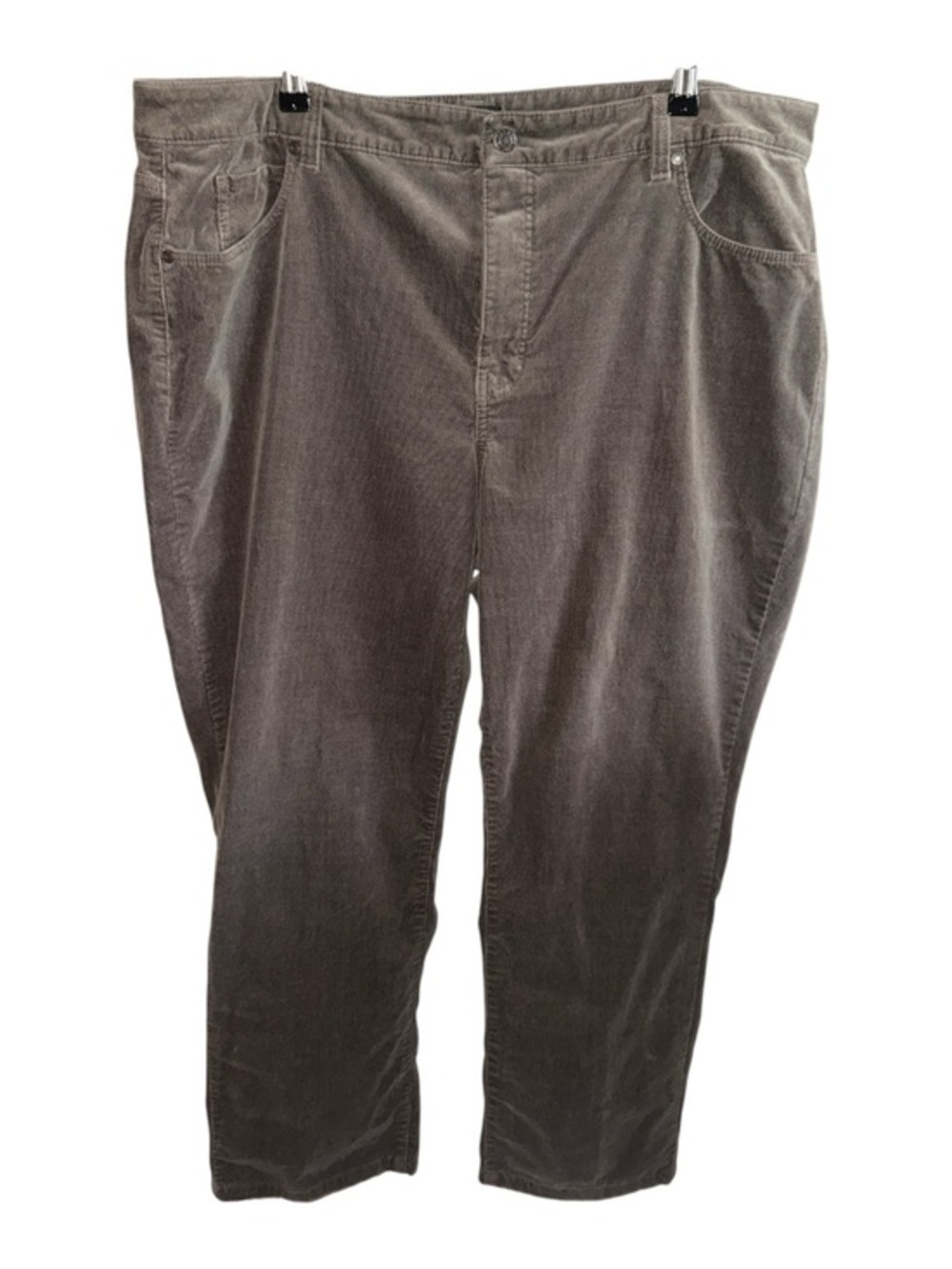 Talbots Women’s 18W Brown Corduroy Pants Classic Comfortable Fit Straight Leg